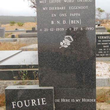 FOURIE B.N.D. 1939-1990