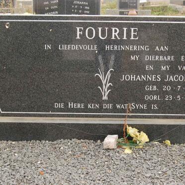 FOURIE Johannes Jacobus 1911-1991