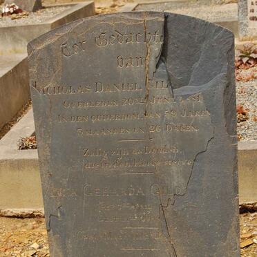 GILD? Nicholas Daniel -1881 &amp; Anna Gerharda