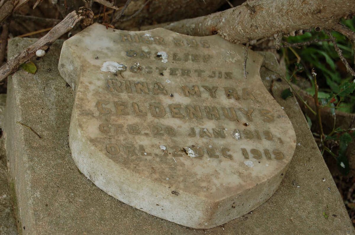 GELDENHUYS Rina Myra 1919-1919