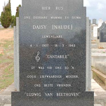 GROBBELAAR Daisy nee NAUDE 1907-1983