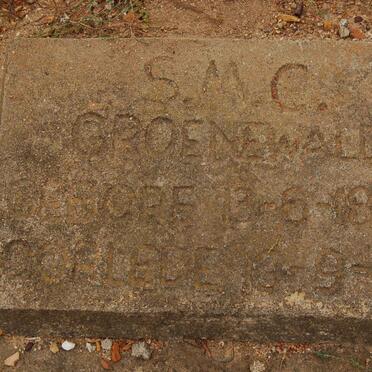 GROENEWALD S.M.C. 1899-1972