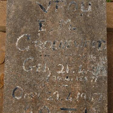 GROENWALD E.M. 18??-1917