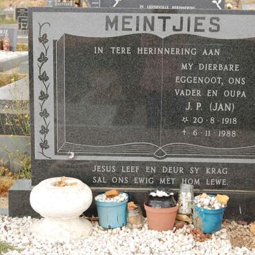 MEINTJIES J.P. 1918-1988