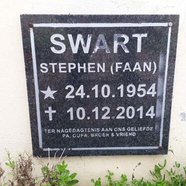 SWART Stephen 1954-2014
