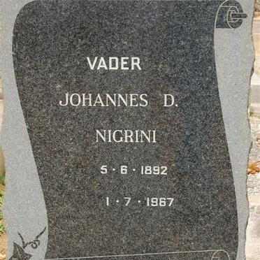 NIGRINI Johannes D. 1892-1967