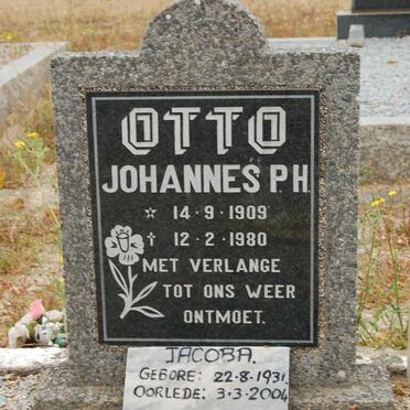 OTTO Johannes P.H. 1909-1980 :: OTTO Jacoba 1931-2004