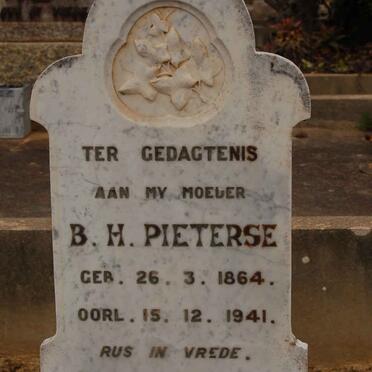PIETERSE B.H. 1864-1941