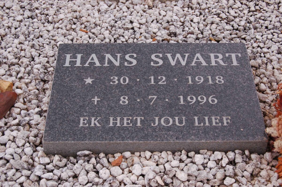 SWART Hans 1918-1996