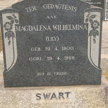 SWART Magdalena Wilhelmina 1900-1959