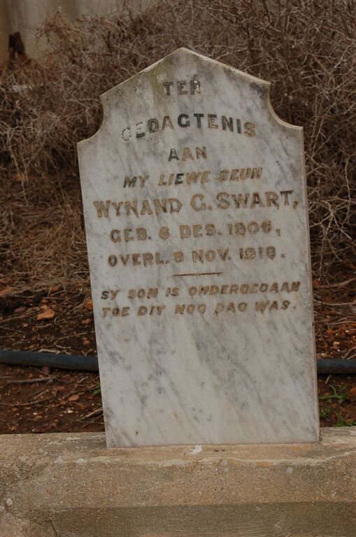 SMIT Wynand G. 190?-1918