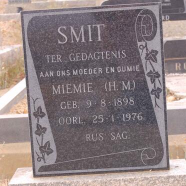 SMIT H.M. 1898-1976