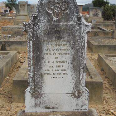 SWART D.A. 1844-1909 &amp; C.C.J. SMIT 1841-1911