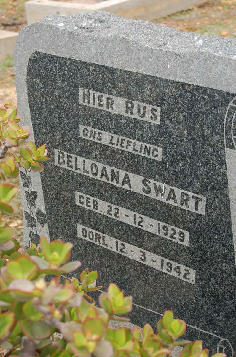 SWART Belloana 1929-1942