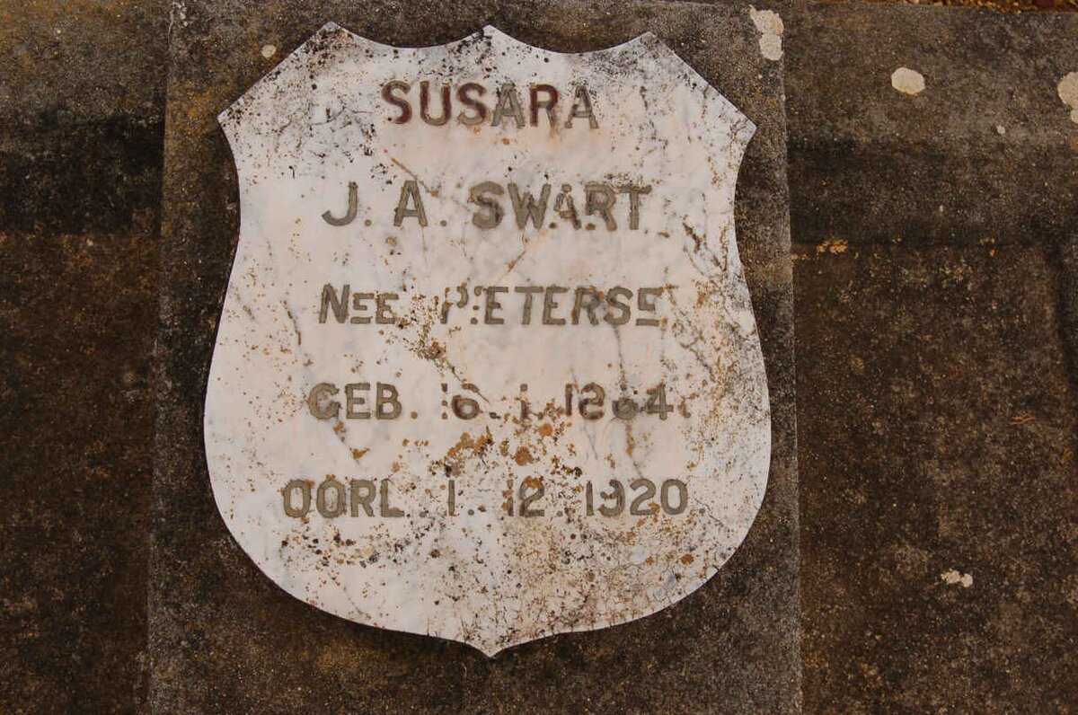 SWART Susara J.A. nee PIETERSE 1864-1920