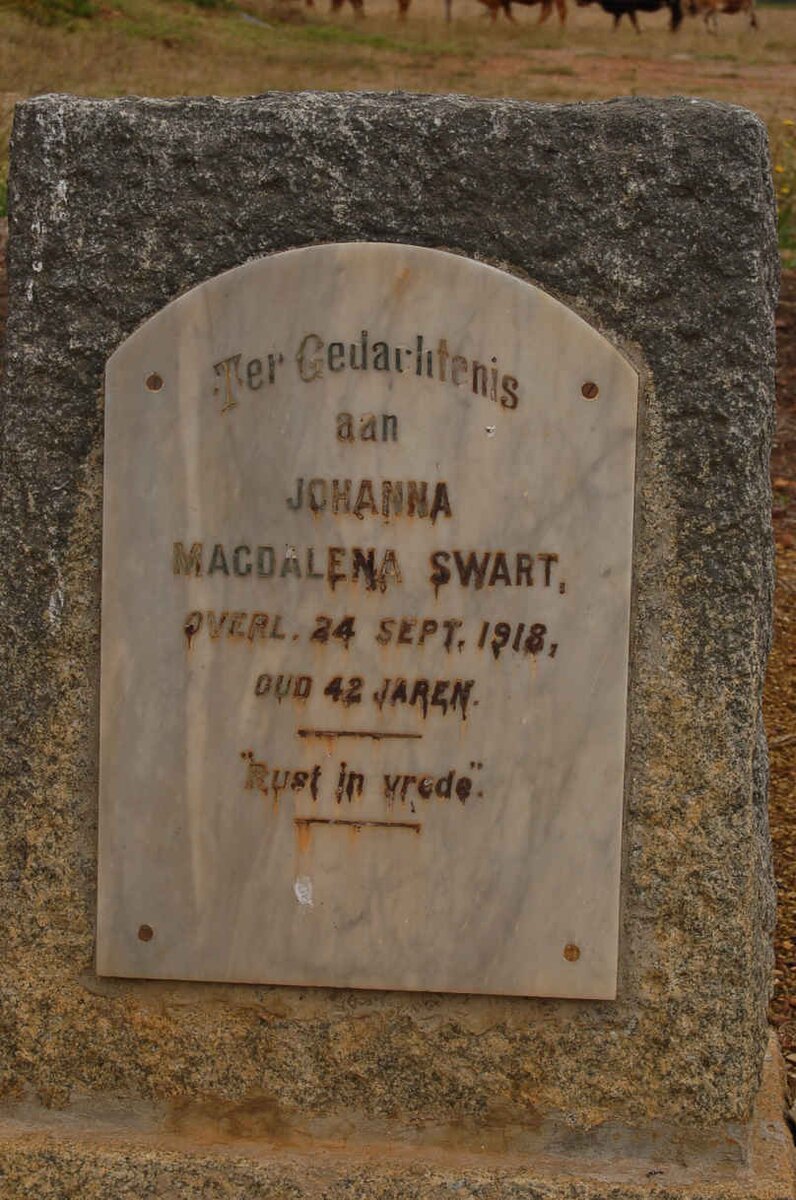 SWART Johanna Magdalena -1918