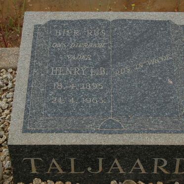 TALJAARD Henry L.B. 1895-1963