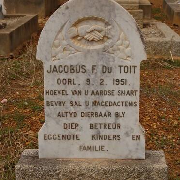 TOIT Jacobus F., du -1951