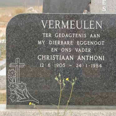 VERMEULEN Christiaan Anthoni 1905-1984