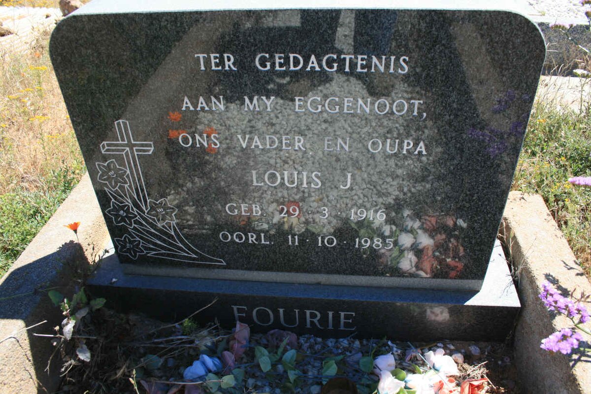 FOURIE Louis J. 1916-1985