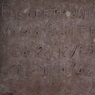 SMITH Elizabeth Johanna Maria 1925-1942