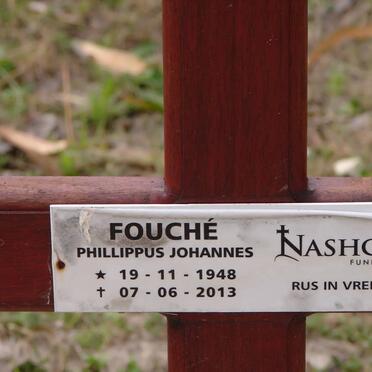 FOUCHÉ Phillippus Johannes 1948-2013