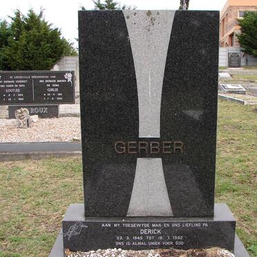 GERBER Derick 1945-1992