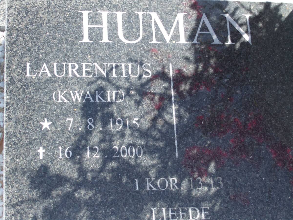 HUMAN Laurentius 1915-2000