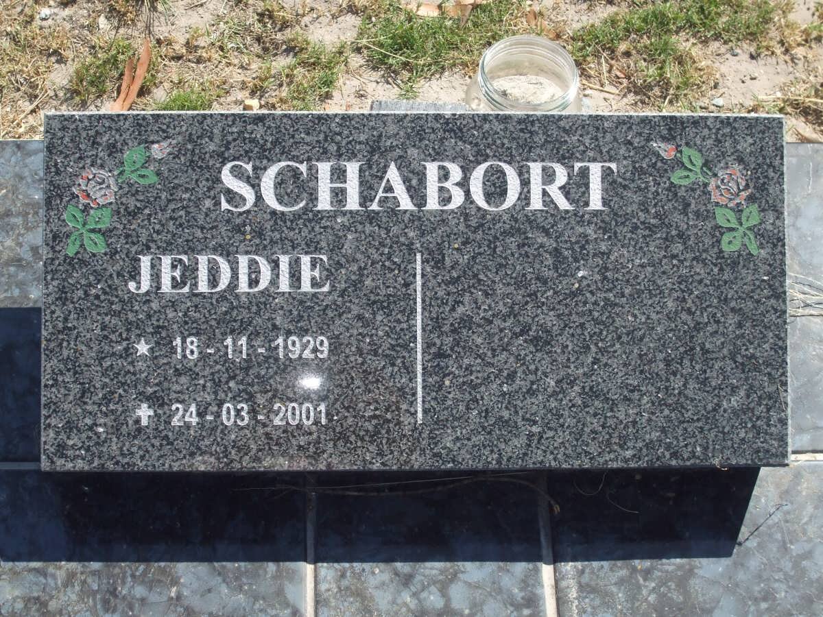 SCHABORT Jeddie 1929-2001