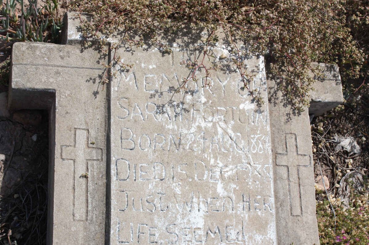 FORTUIN Sarah 1881-1935