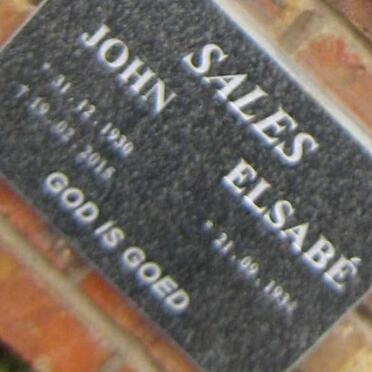 SALES John 1930-2015 &amp; Elsabé 1934-
