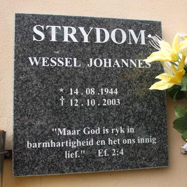 STRYDOM Wessel Johannes 1944-2003
