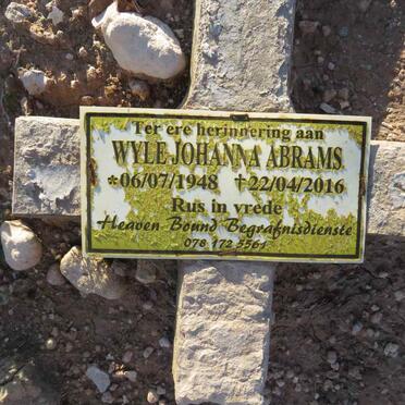 ABRAMS Johanna 1948-2016