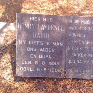 BAIRD Henry Lawrence 1895-1982