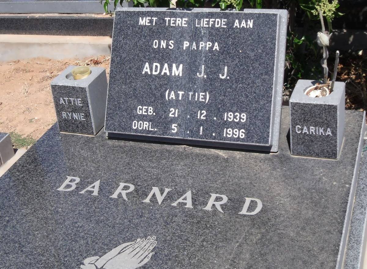 BARNARD Adam J.J. 1939-1996