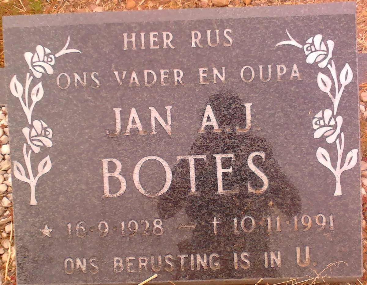 BOTES Jan A.J. 1928-1991