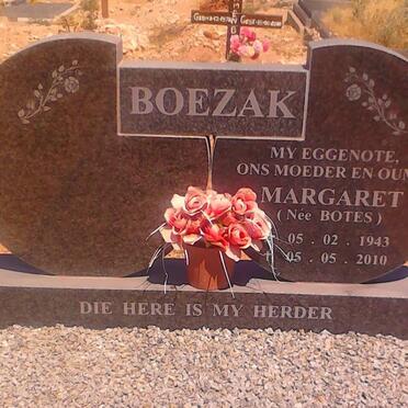BOEZAK Margaret nee BOTES 1943-2010