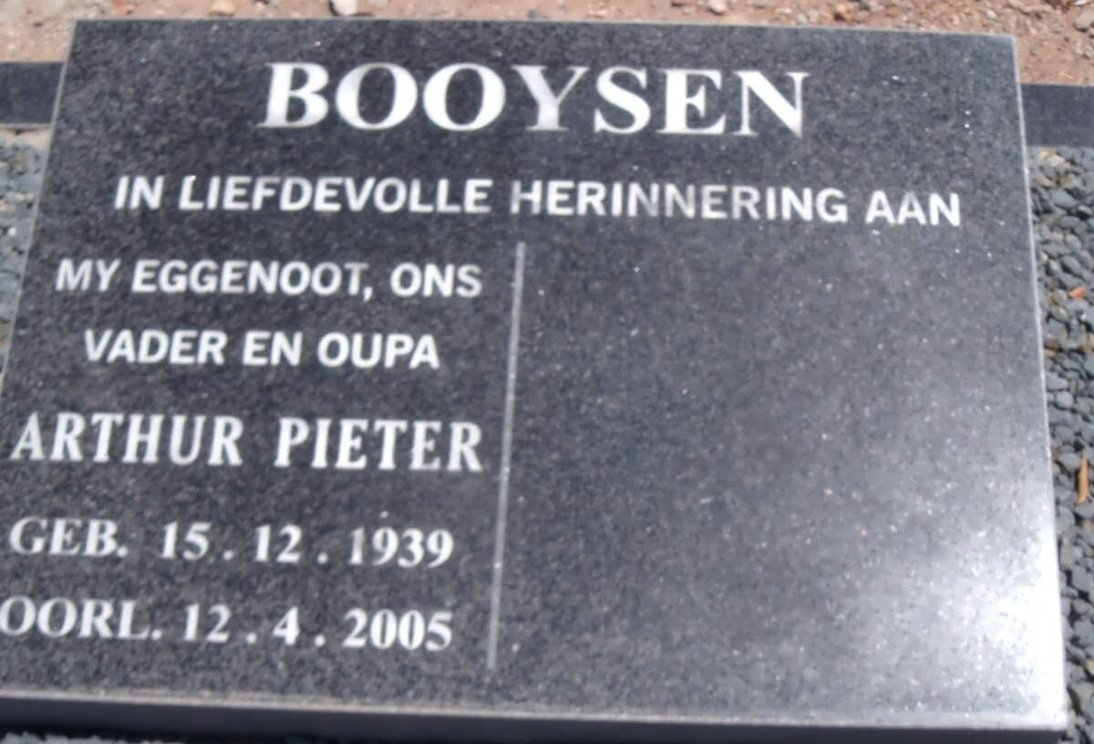 BOOYSEN Arthur Pieter 1939-2005