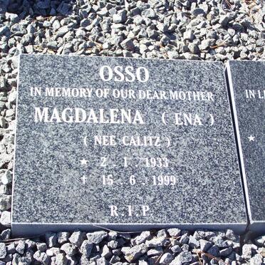 OSSO Magdalena nee CALITZ 1933-1999