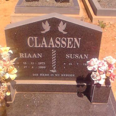 CLAASSEN Riaan 1973-1999 &amp; Susan 197?
