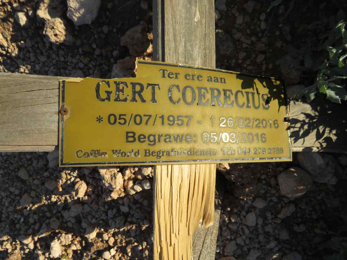 COERECIUS Gert 1957-2016