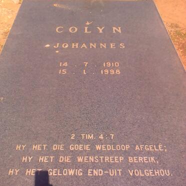 COLYN Johannes 1910-1998