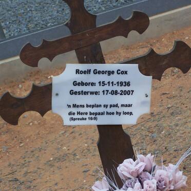 COX Roelf George 1936-2007