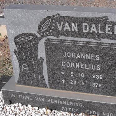 DALEN Johannes Cornelius, van 1936-1976