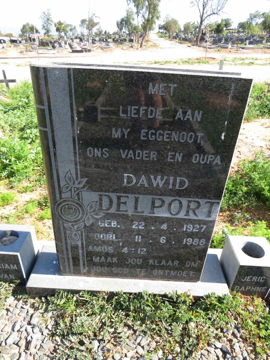 DELPORT Dawid 1927-1988