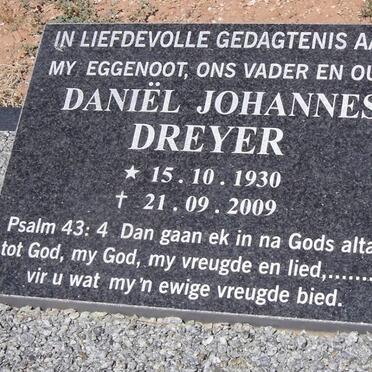 DREYER Daniël Johannes 1930-2009