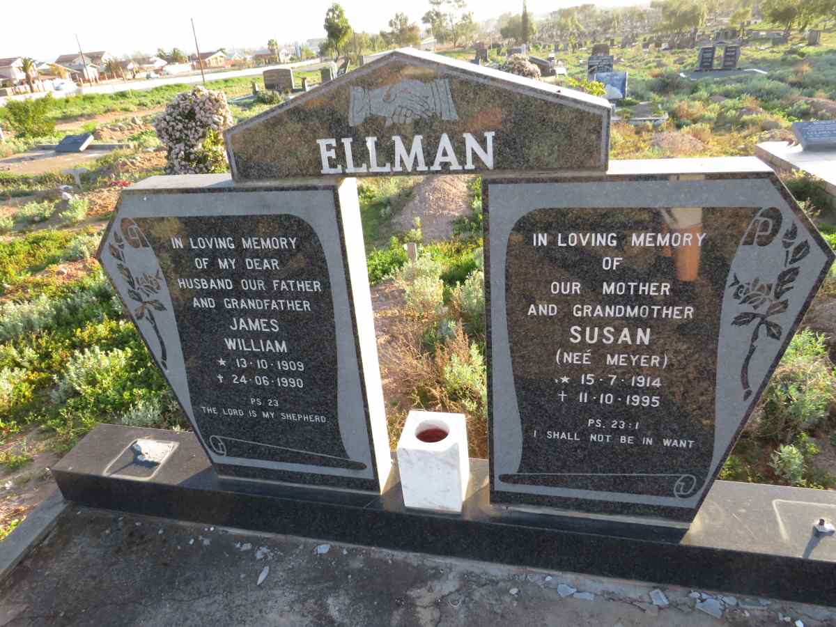 ELLMAN James William 1909-1990 & Susan MEYER 1914-1995