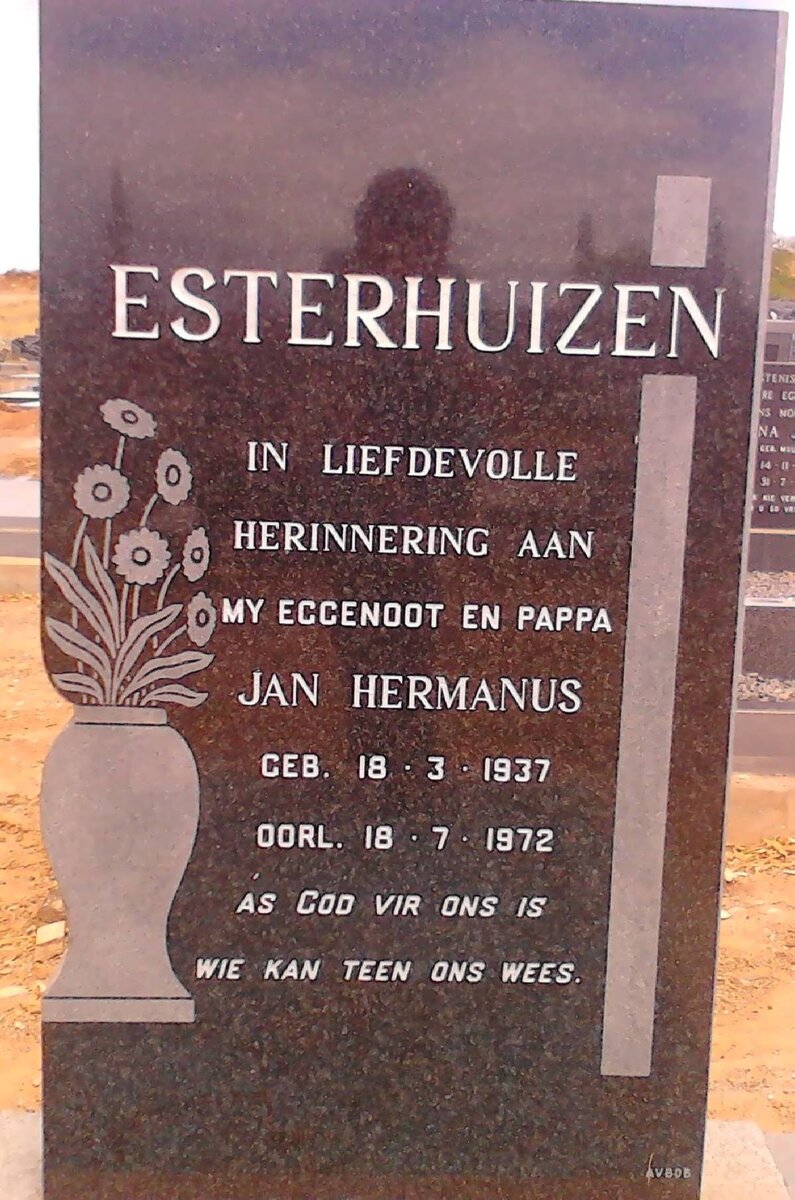 ESTERHUIZEN Jan Hermanus 1937-1972