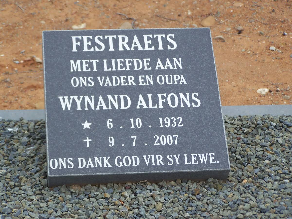 FESTRAETS Wynand Alfons 1932-2007
