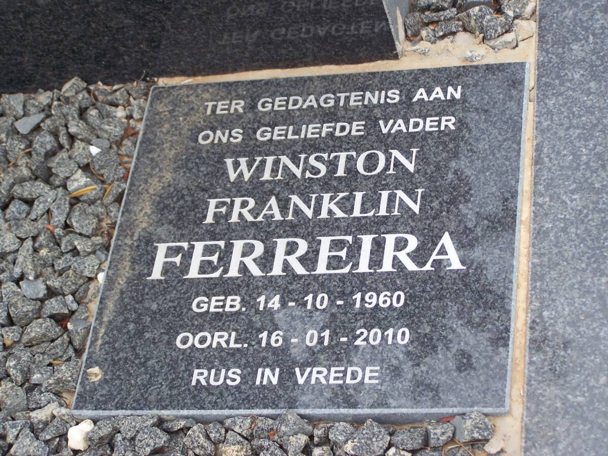 FERREIRA Winston Franklin 1960-2010